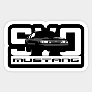 1984 SVO Mustang Dark Sticker